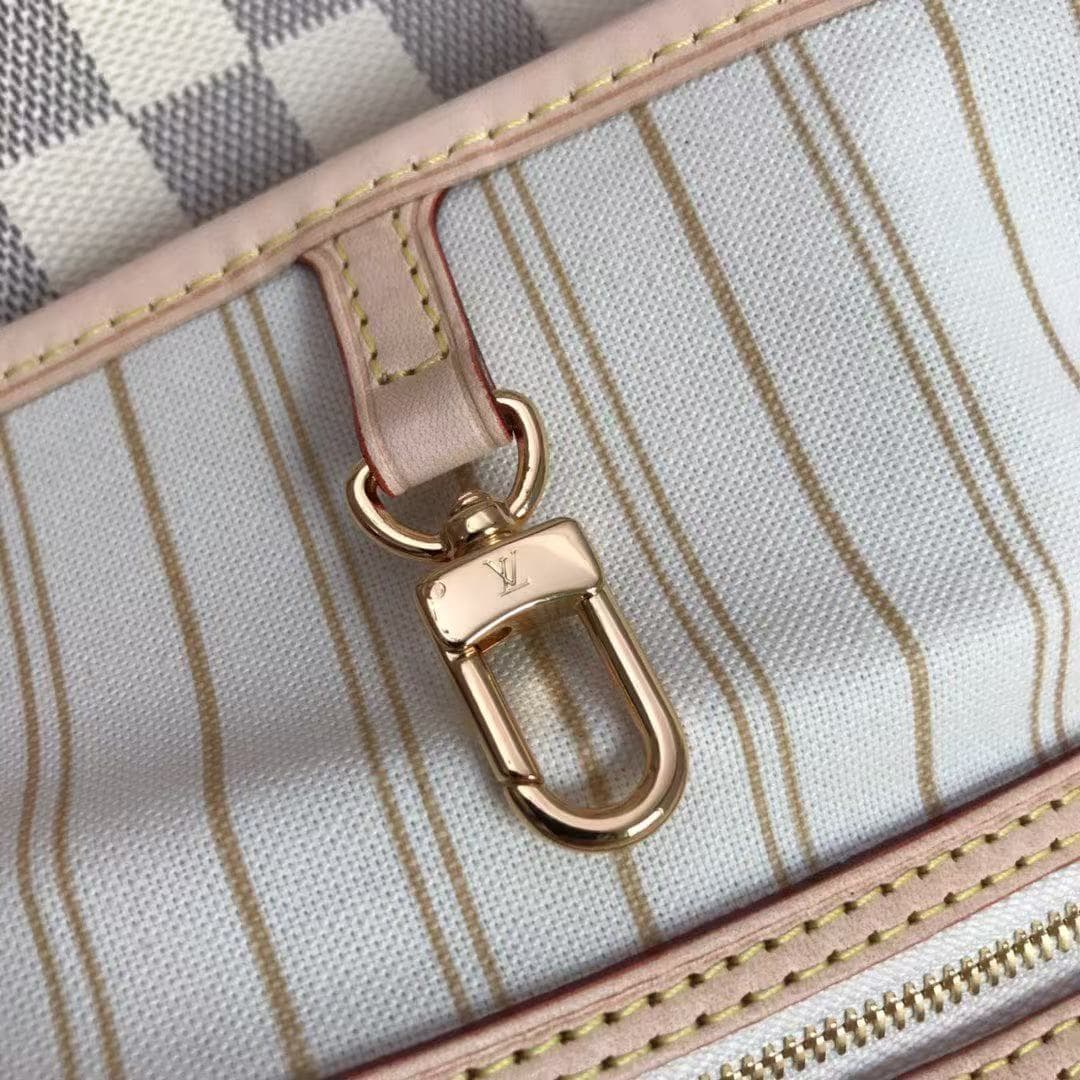 Louis Vuitton Neverfull GM Damier Azur LB16391 (6)