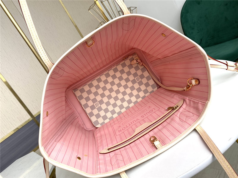Louis Vuitton Neverfull MM Damier Azur LB1640 (2)