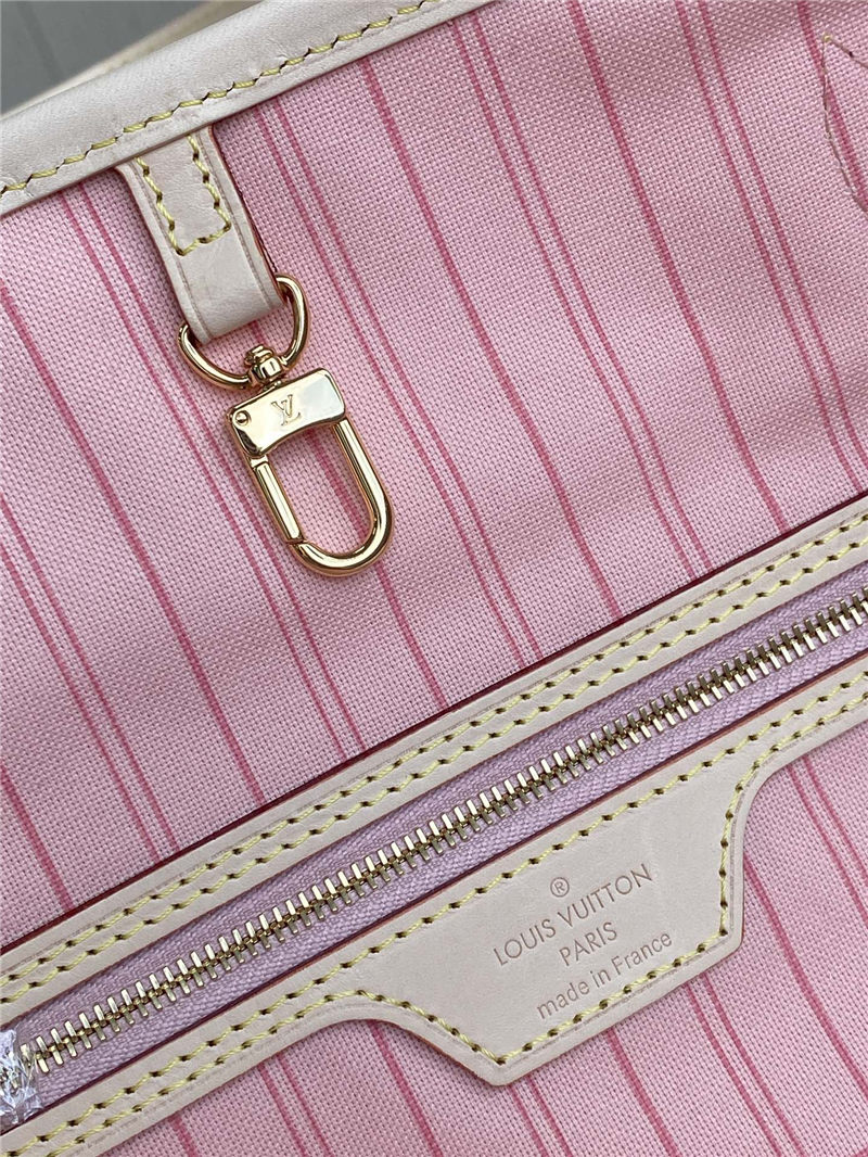 Louis Vuitton Neverfull MM Damier Azur LB1640 (6)