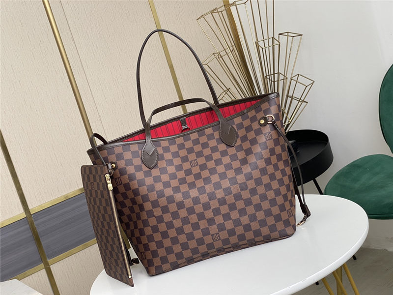 Louis Vuitton Neverfull MM Damier Ebene LB1690 (1)