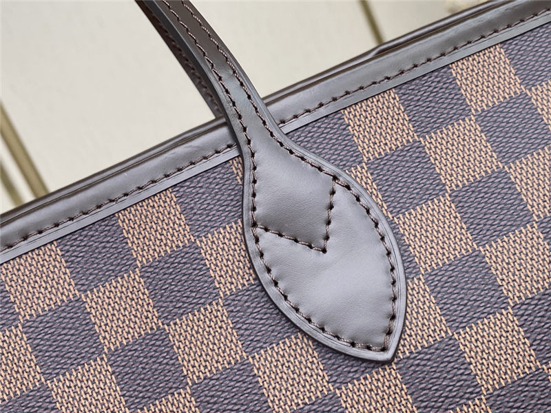 Louis Vuitton Neverfull MM Damier Ebene LB1690 (5)