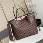 Louis Vuitton Neverfull MM Damier Ebene LB1694 (1)