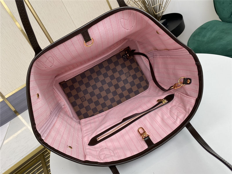 Louis Vuitton Neverfull MM Damier Ebene LB1694 (3)