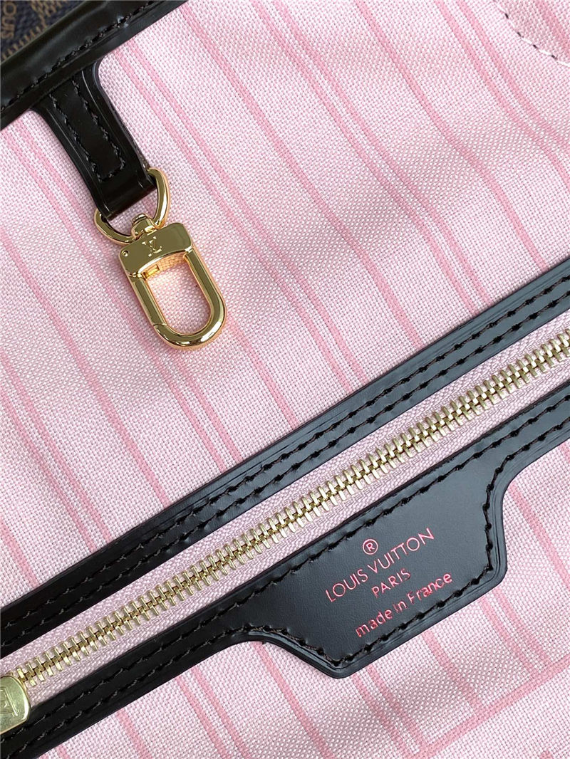 Louis Vuitton Neverfull MM Damier Ebene LB1694 (5)