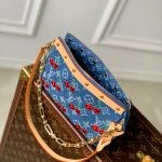 Louis Vuitton TM Pochette Accessoires Monogram cherry denim LB21798 (5)