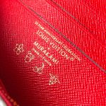 Louis Vuitton TM Wallet On Chain Ivy Monogram cherry canvas LB22089 (6)