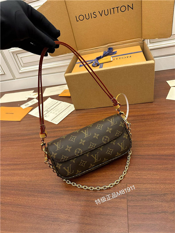Louis Vuitton WALLET ON CHAIN IVY Monogram canvas LB13472 (2)