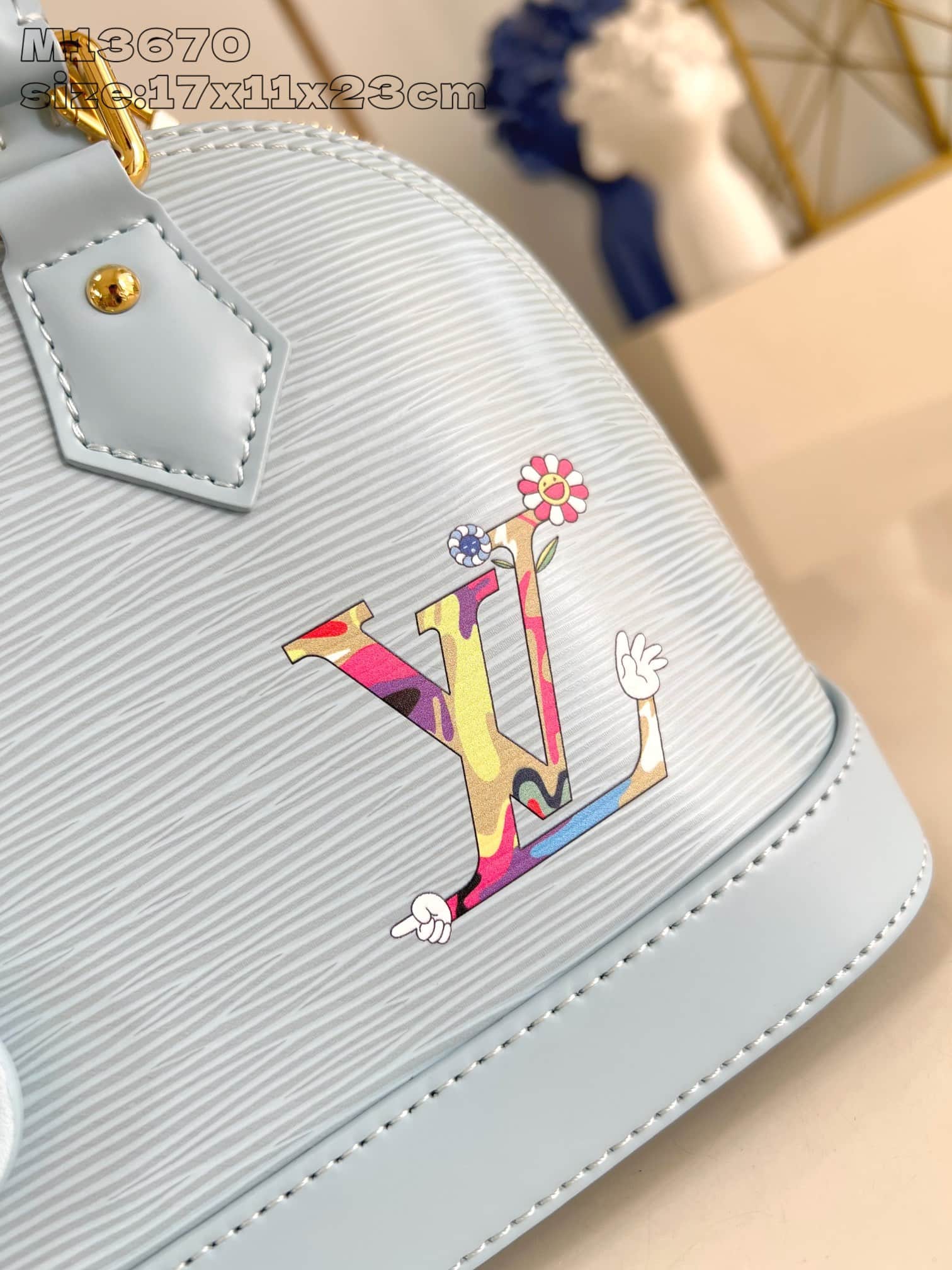 Louis Vuitton x Murakami Alma BB Epi grained LB16577 (2)