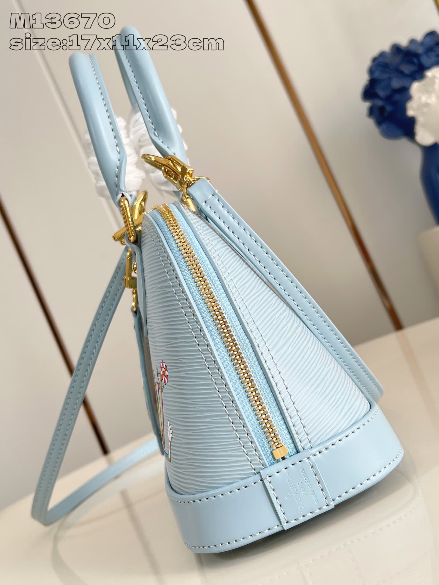 Louis Vuitton x Murakami Alma BB Epi grained LB16577 (4)