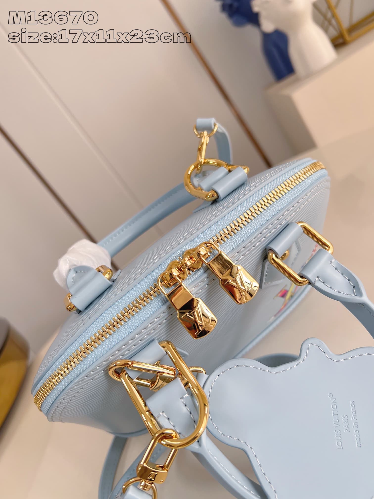 Louis Vuitton x Murakami Alma BB Epi grained LB16577 (6)