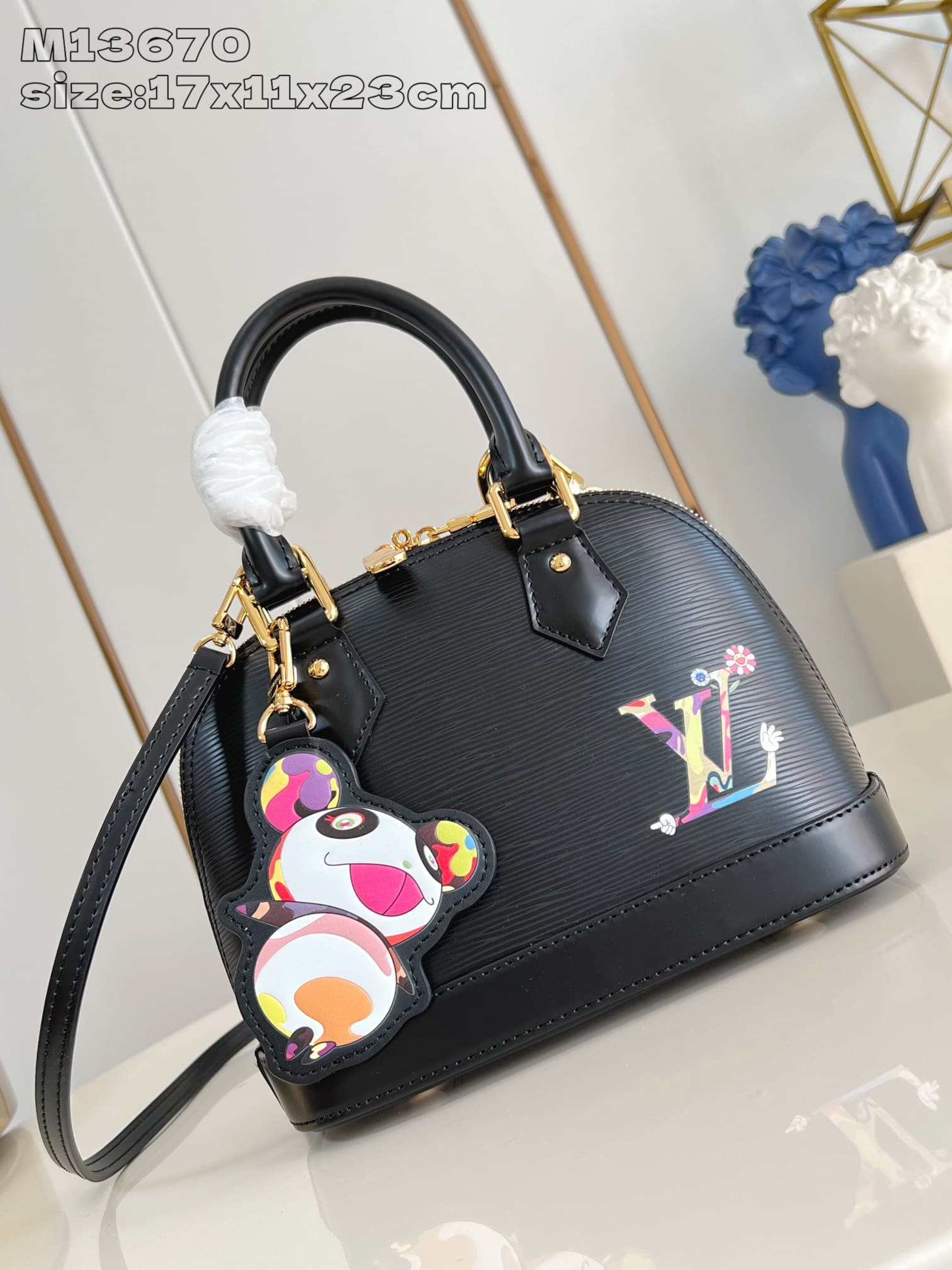 Louis Vuitton x Murakami Alma BB Epi grained LB16578 (1)