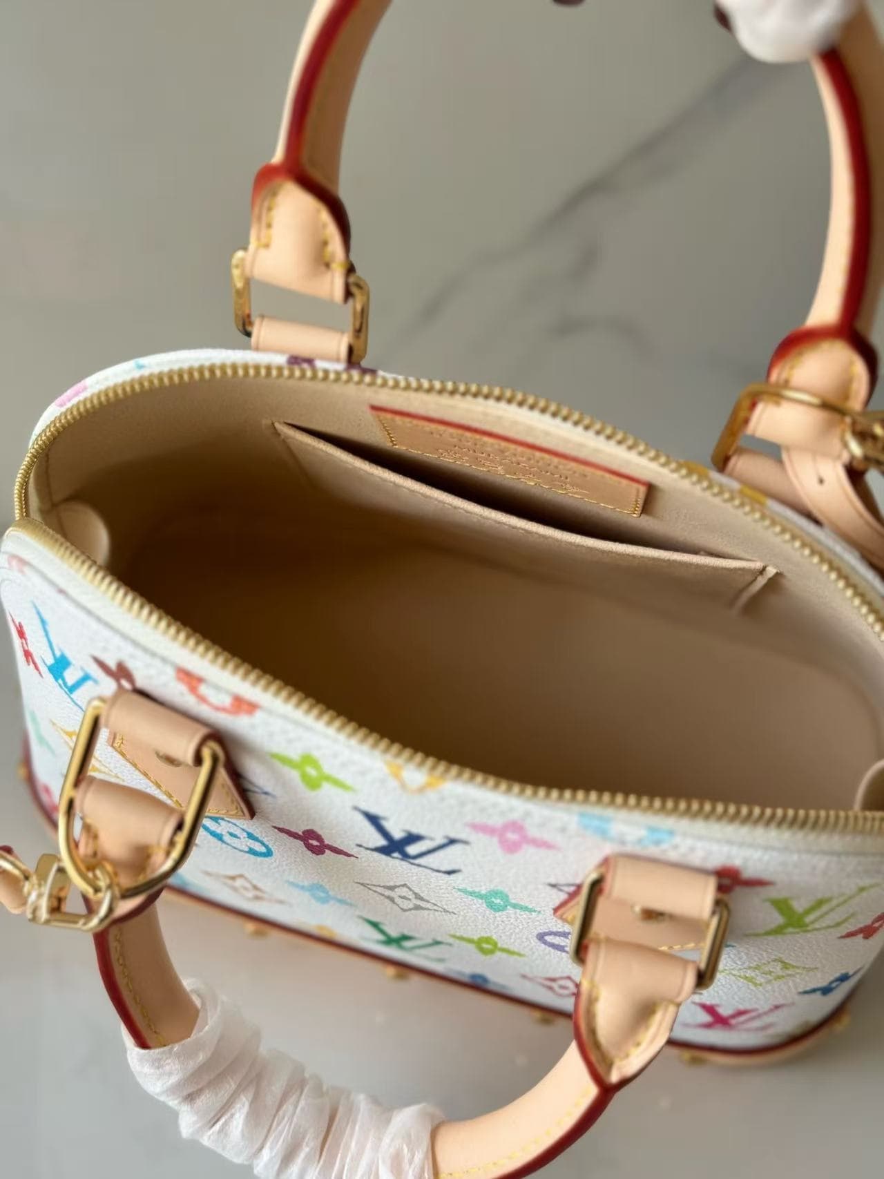 Louis Vuitton x Murakami Alma BB Monogram Canvas LB16055 (6)