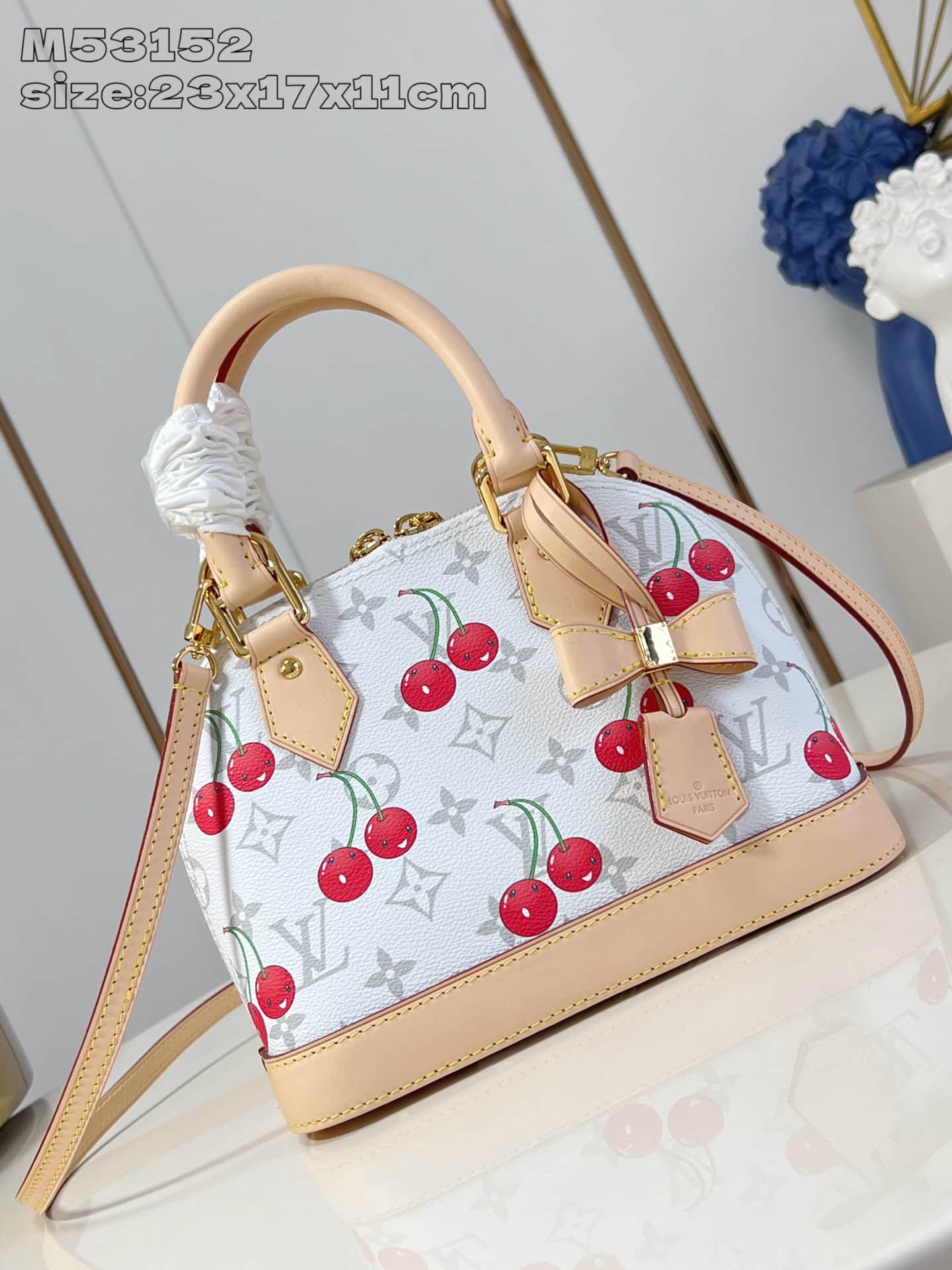 Louis Vuitton x Murakami Alma BB Monogram cherry canvas LB16520 (1)