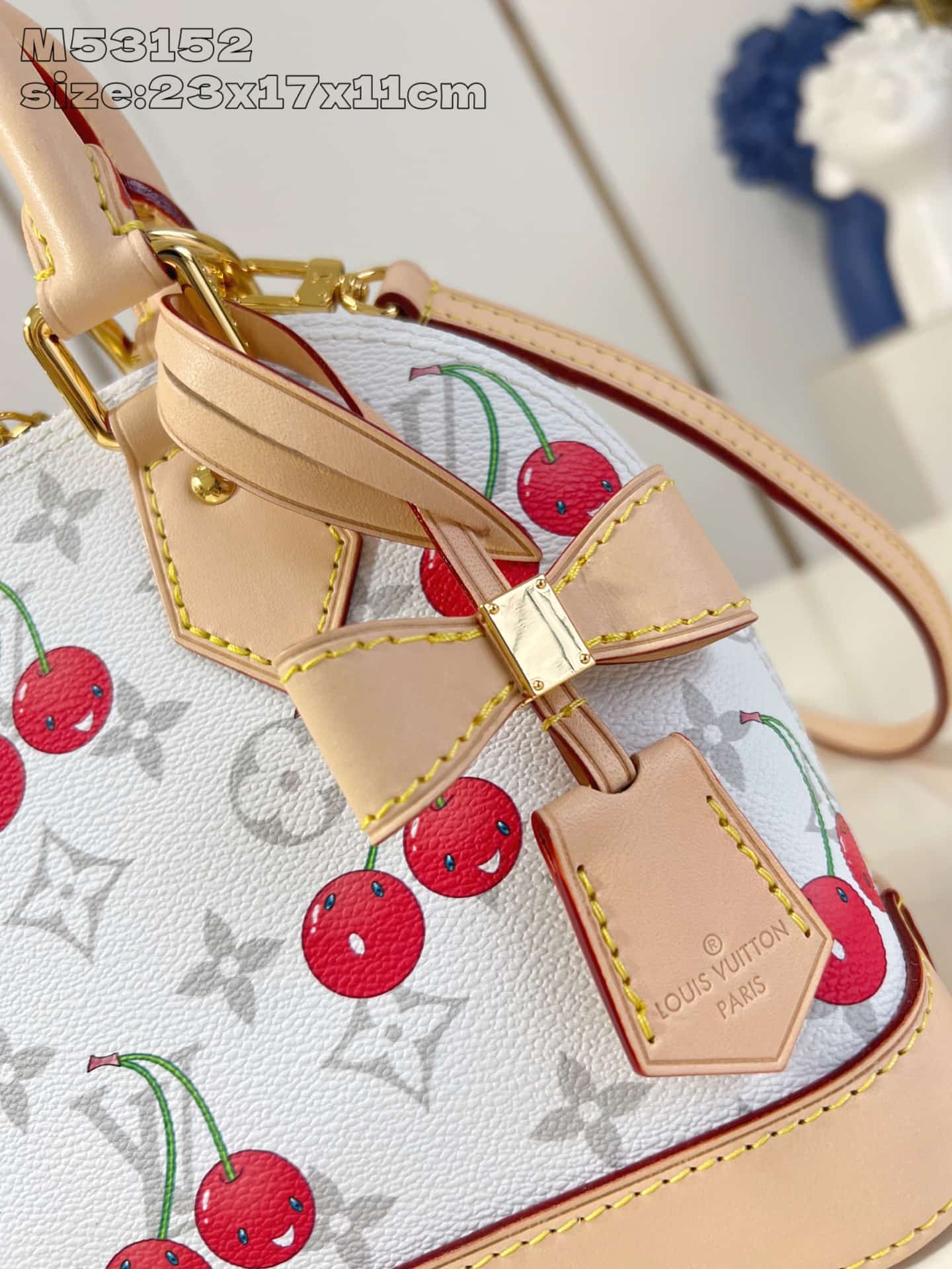 Louis Vuitton x Murakami Alma BB Monogram cherry canvas LB16520 (2)
