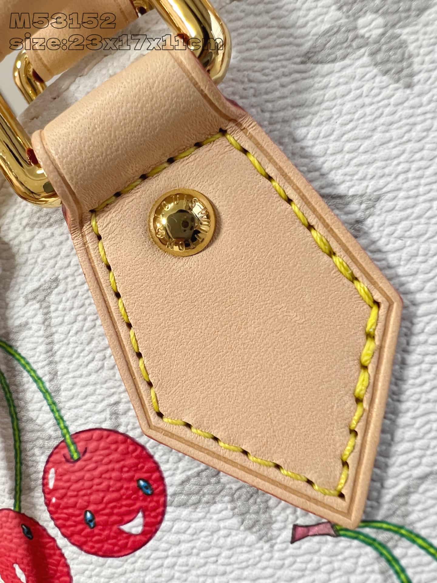 Louis Vuitton x Murakami Alma BB Monogram cherry canvas LB16520 (3)