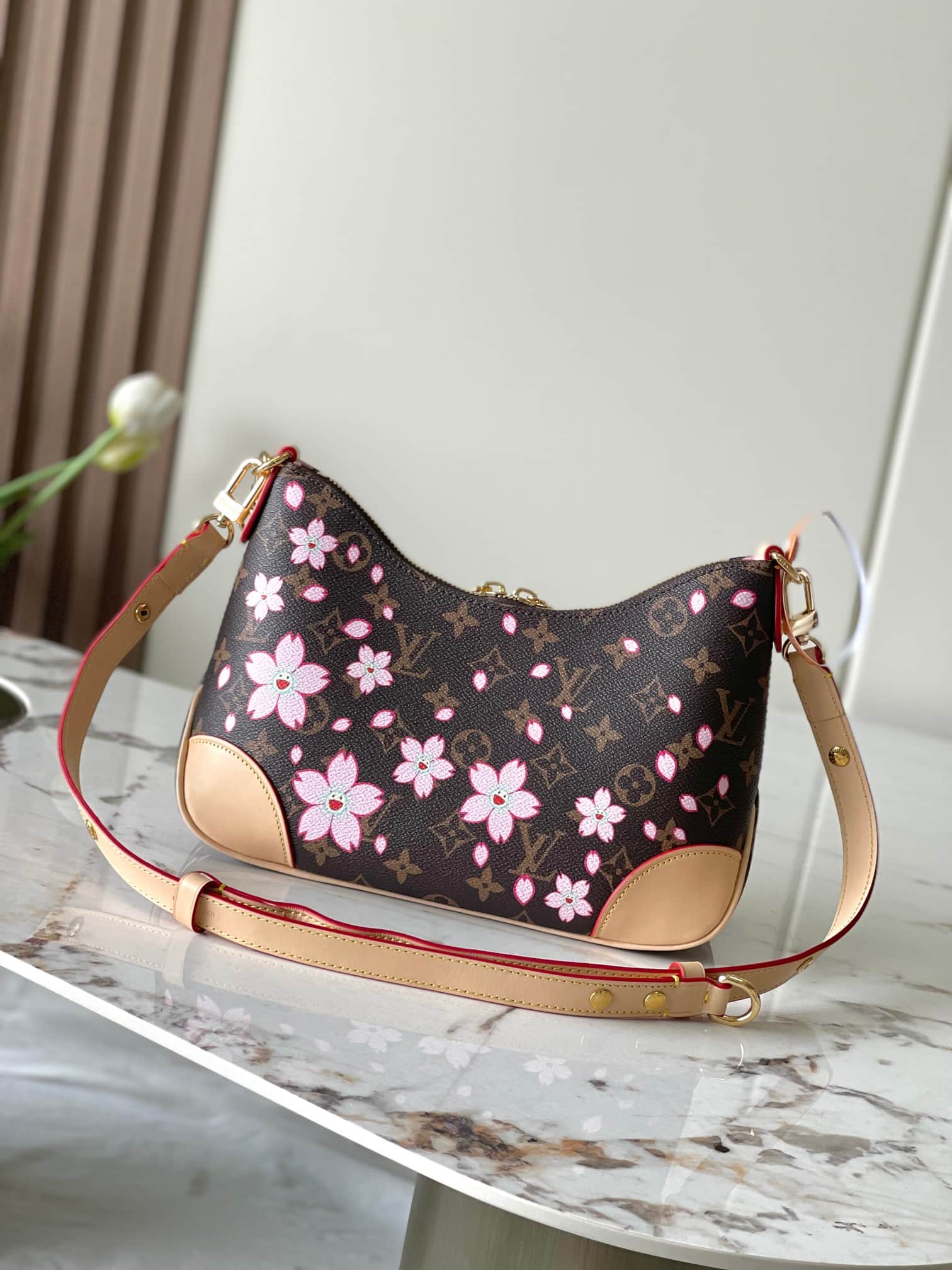 Louis Vuitton x Murakami Boulogne PM Monogram canvas LB16294 (3)