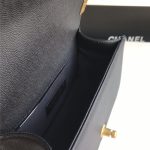 BOY Chanel Chevrons Pattern Grained Calfskin LB3866 (6)