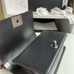 BOY Chanel Chevrons Pattern Lambskin LB3878 (5)