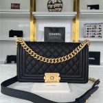 BOY Chanel Grained Calfskin LB10486 (1)