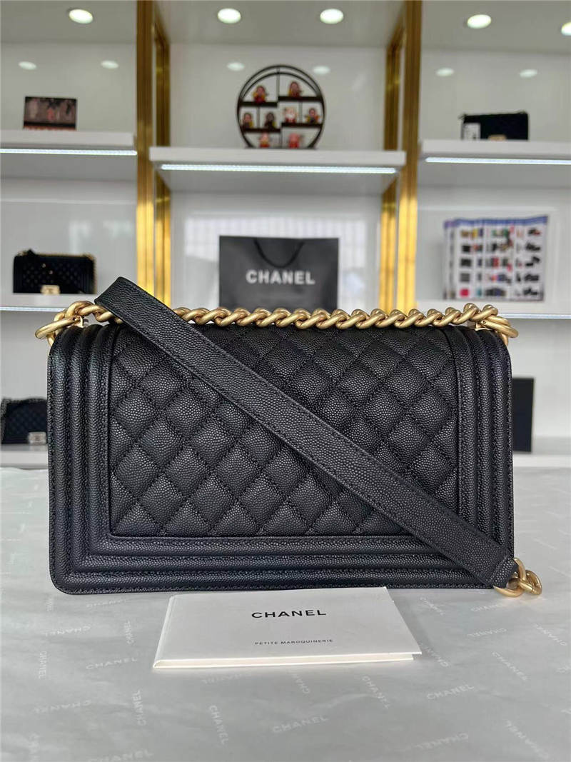 BOY Chanel Grained Calfskin LB10486 (4)