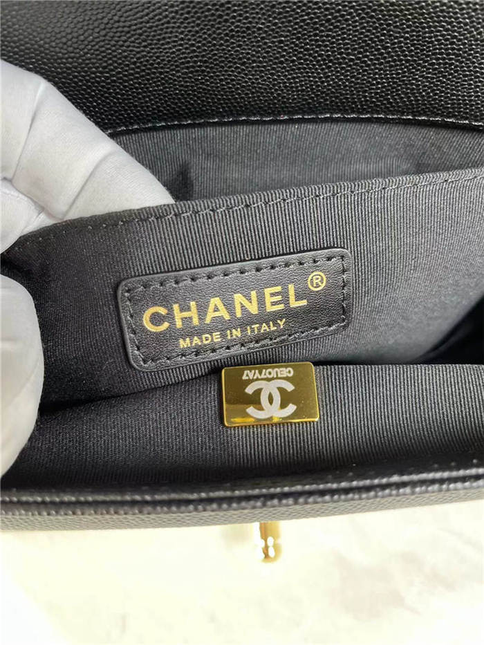 BOY Chanel Grained Calfskin LB10486 (5)