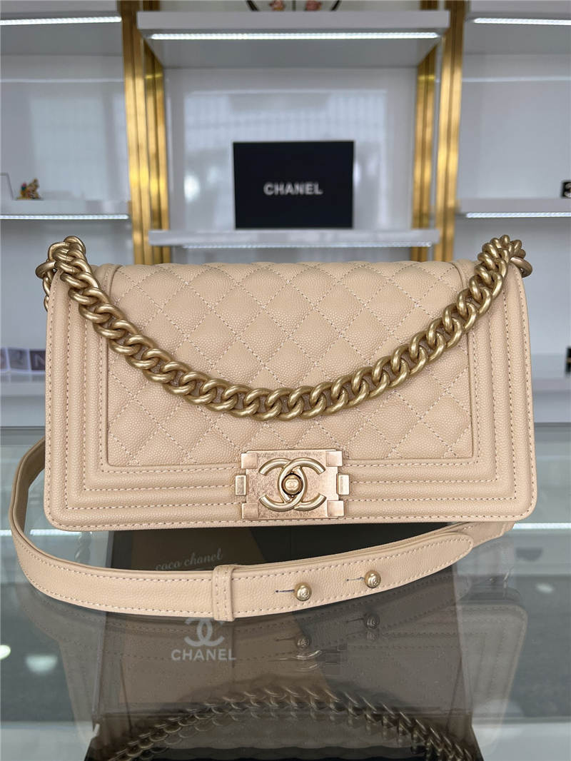 BOY Chanel Grained Calfskin LB10499 (1)