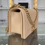 BOY Chanel Grained Calfskin LB10499 (4)