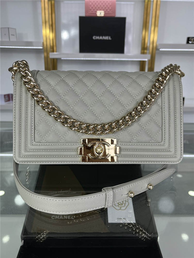 BOY Chanel Grained Calfskin LB10528 (1)