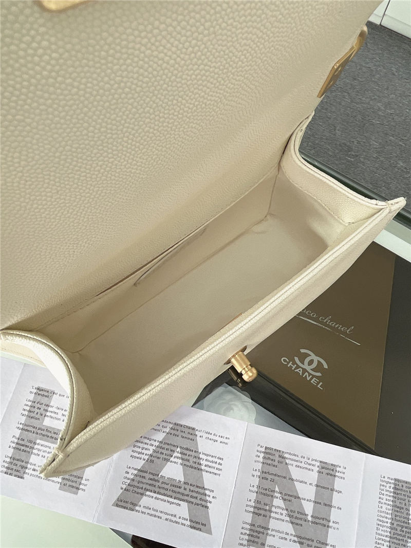 BOY Chanel Grained Calfskin LB10557 (5)