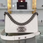 BOY Chanel Grained Calfskin LB10558 (1)