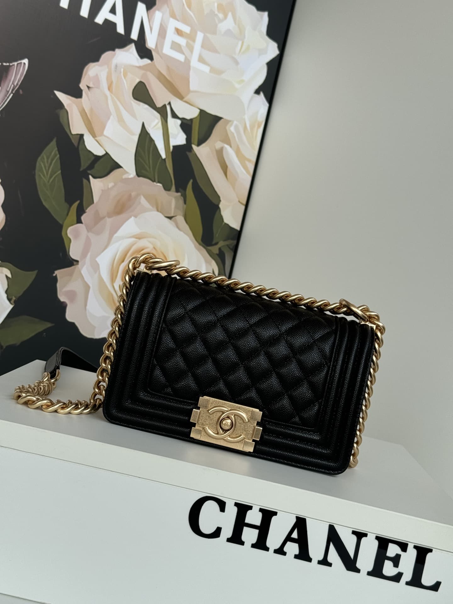 BOY Chanel Grained Calfskin LB3889 (1)