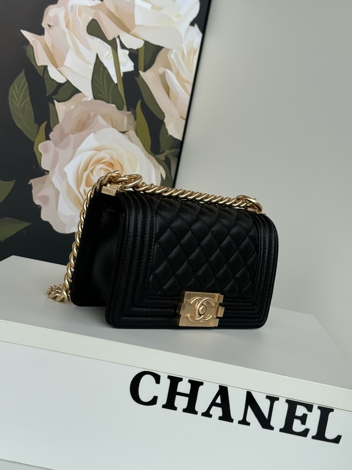 BOY Chanel Grained Calfskin LB3889 (2)