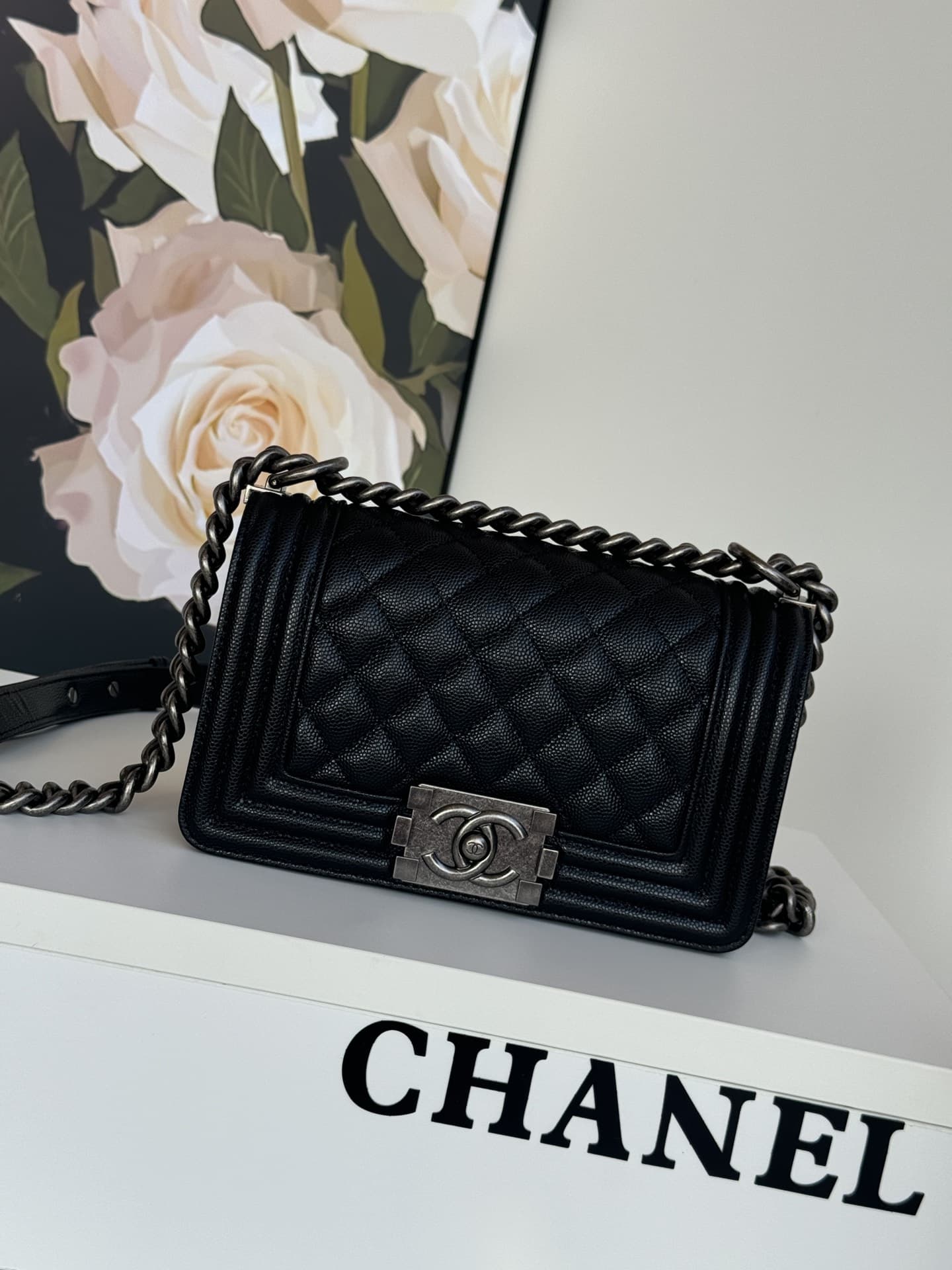 BOY Chanel Grained Calfskin LB3890 (1)