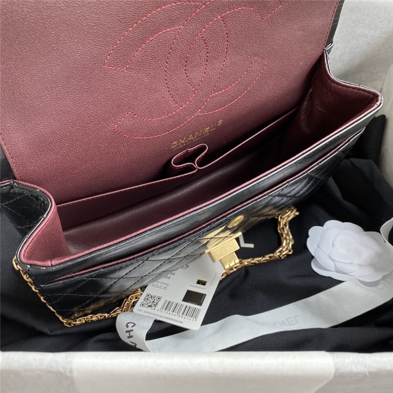 Chanel 2.55 HANDBAG Aged Calfskin LB4088 (3)