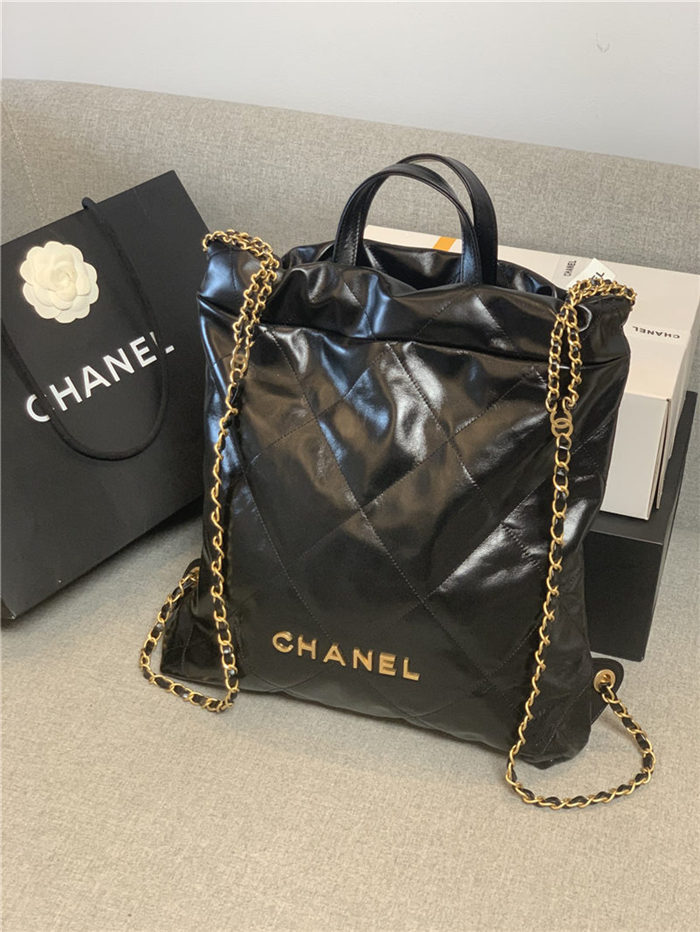 Chanel 22 BACKPACK Shiny Calfskin LB10351 (1)