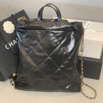 Chanel 22 BACKPACK Shiny Calfskin LB10351 (3)