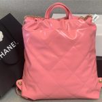 Chanel 22 BACKPACK Shiny Calfskin LB10352 (6)