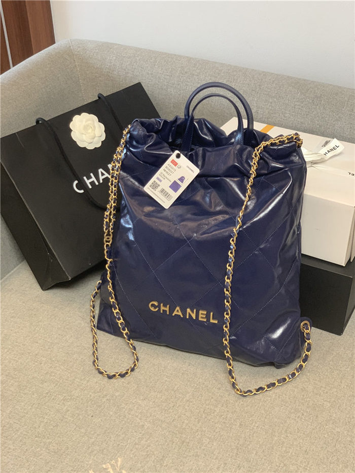 Chanel 22 BACKPACK Shiny Calfskin LB10353 (1)