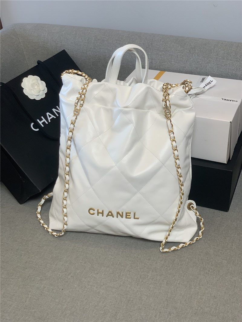 Chanel 22 BACKPACK Shiny Calfskin LB10354 (1)