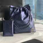 Chanel 22 LARGE HANDBAG Metallic Calfskin LB11224 (1)