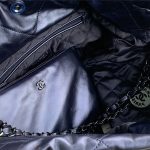 Chanel 22 LARGE HANDBAG Metallic Calfskin LB11224 (5)