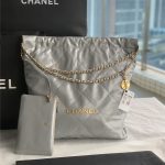 Chanel 22 LARGE HANDBAG Metallic Calfskin LB11226 (1)