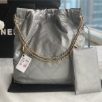 Chanel 22 LARGE HANDBAG Metallic Calfskin LB11226 (2)