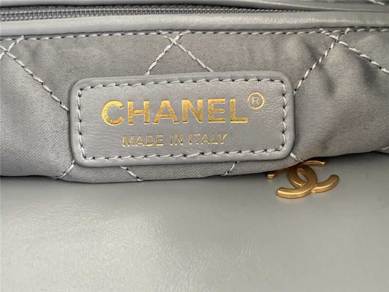 Chanel 22 LARGE HANDBAG Metallic Calfskin LB11226 (3)