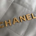 Chanel 22 LARGE HANDBAG Metallic Calfskin LB11226 (6)