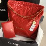 Chanel 22 LARGE HANDBAG Metallic Calfskin LB11604 (1)