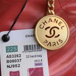 Chanel 22 LARGE HANDBAG Metallic Calfskin LB11604 (5)