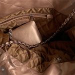 Chanel 22 LARGE HANDBAG Metallic Calfskin LB11607 (4)