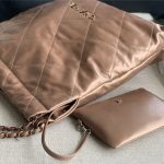 Chanel 22 LARGE HANDBAG Metallic Calfskin LB11607 (6)