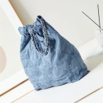 Chanel 22 MEDIUM HANDBAG Denim LB14530 (3)